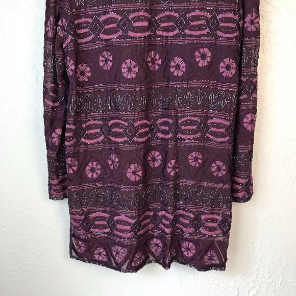 Anage Vintage Womens Beaded Blouse Top Size Small - Picture 6 of 8